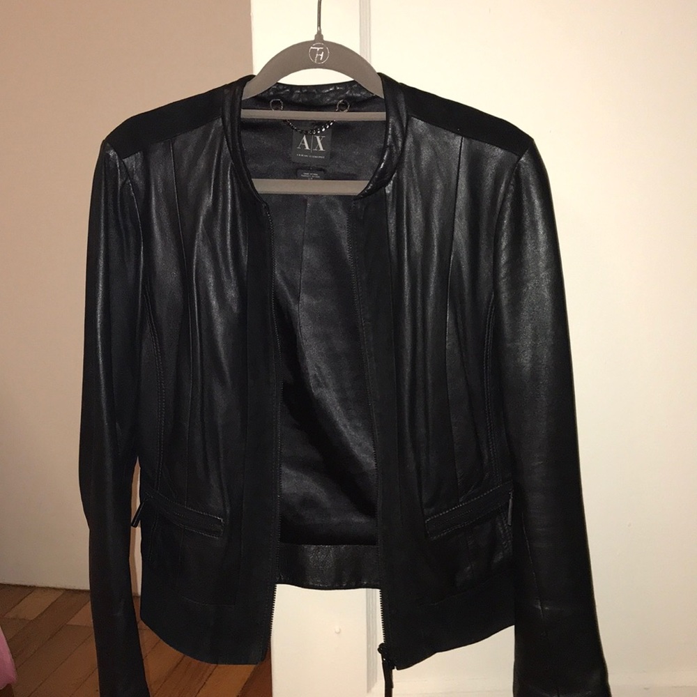 Leather jacket
